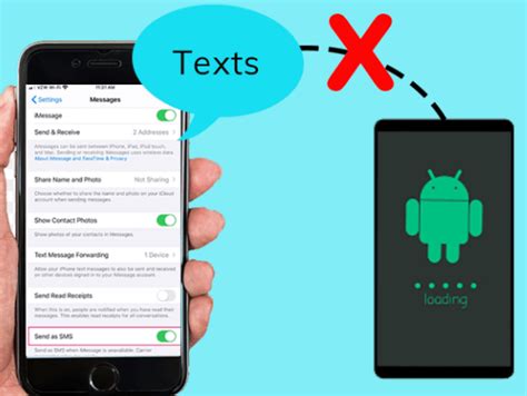att iphone not sending text messages to android