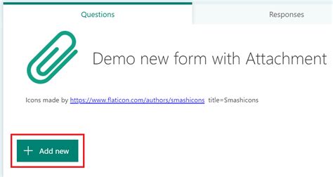 attach a file to a microsoft form