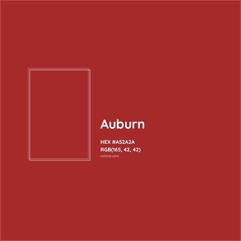 auburn hair hex code