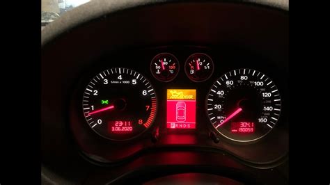 audi a3 engine oil sensor fault