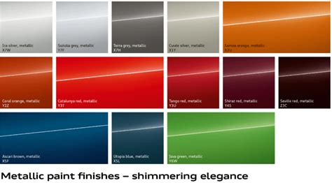 audi rs6 colour code