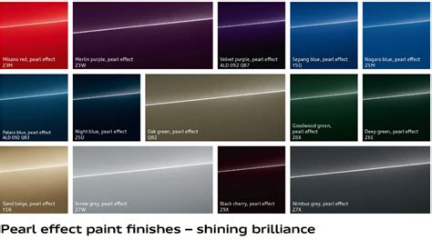 audi vin color code