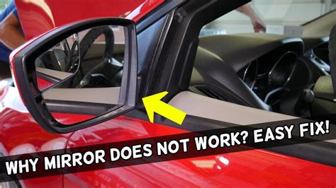 auto folding mirror not working