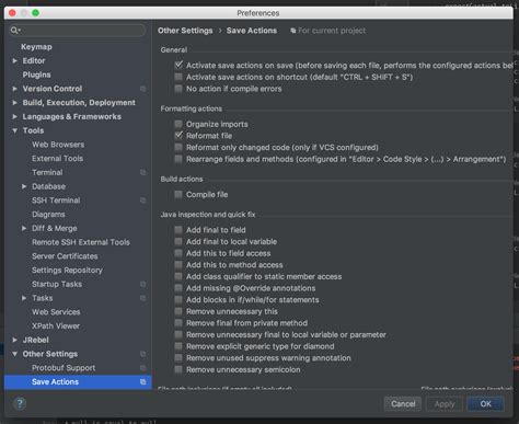 auto format code in intellij mac