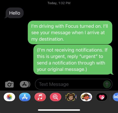 auto reply text message iphone example funny