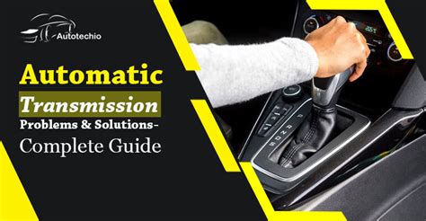automatic transmission problems and solutions pdf