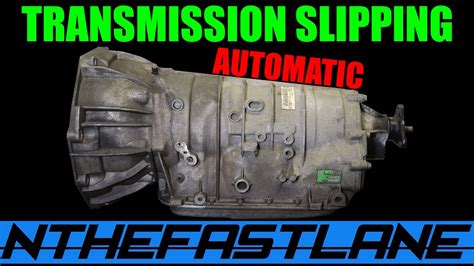 automatic transmission slipping in first gear
