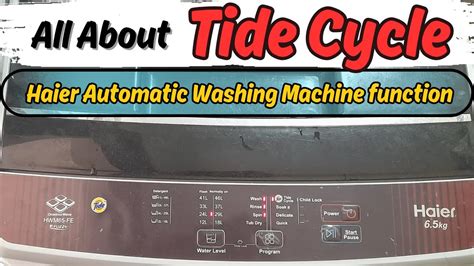 automatic washing machine function