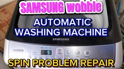 automatic washing machine spin problem
