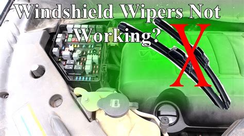 automatic windshield wipers not working after windshield replacement