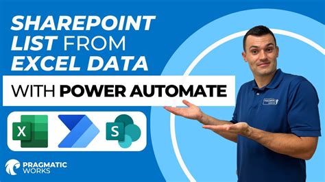 automatically add excel data to a sharepoint list with power automate