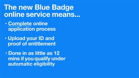 automatically qualify for blue badge