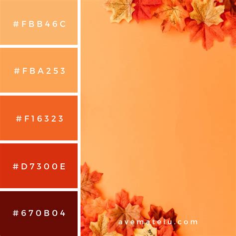 autumn orange color code