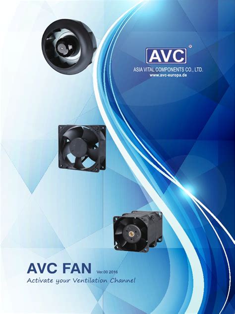 Avc Fan Catalog
