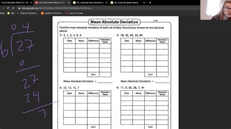 average absolute deviation practice problems