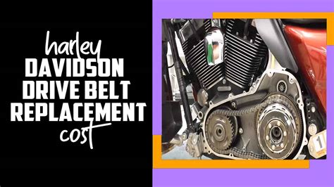 average cost of drive belt replacement