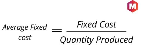 average fixed cost function
