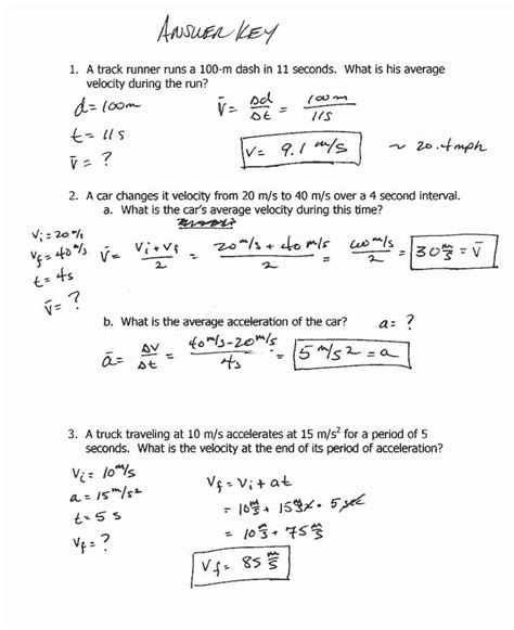 average velocity problems worksheet with answers pdf class 11