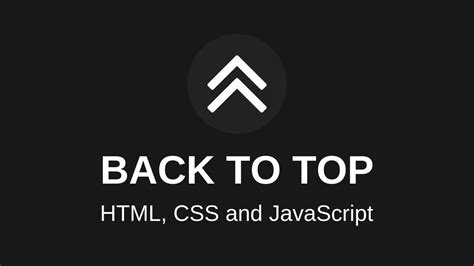 back to top button html css codepen