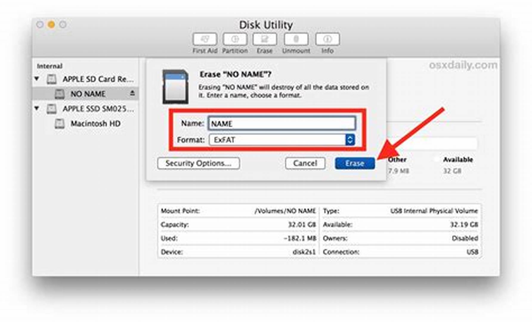 backup your sd card on mac