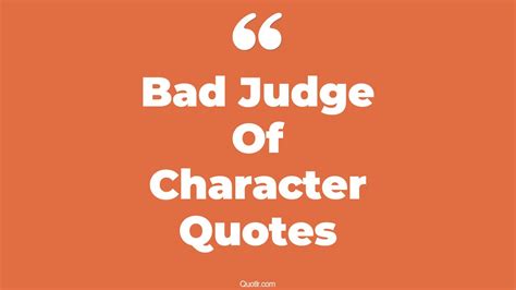 bad judge of character meaning
