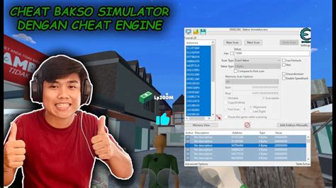 bakso simulator cheat engine