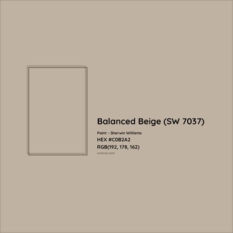 balanced beige color code
