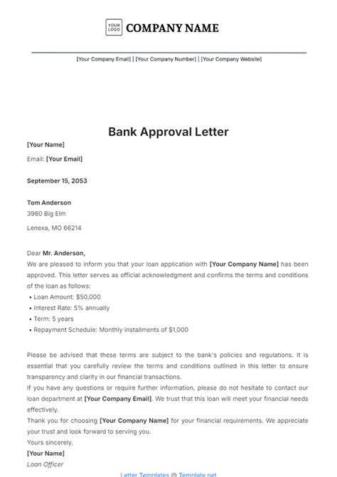 bank approval