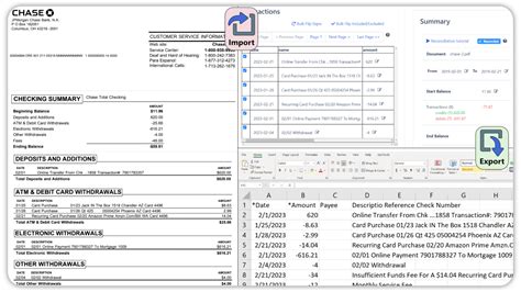 bank statements to excel converter