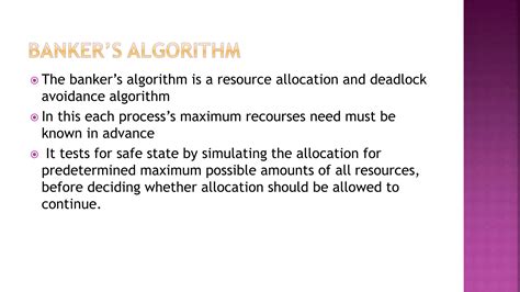 banker's algorithm is primarily used for