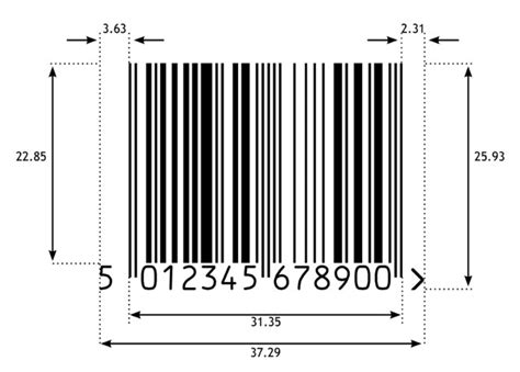 barcode dimensions minimum
