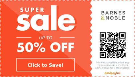 barnes and noble discount code