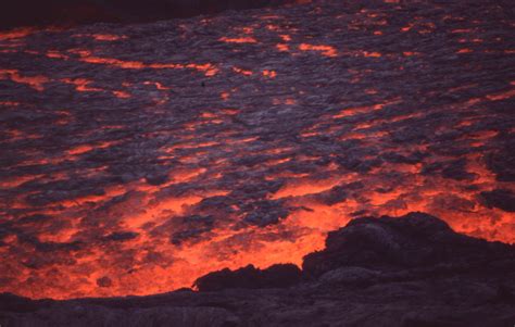 basaltic lava flow