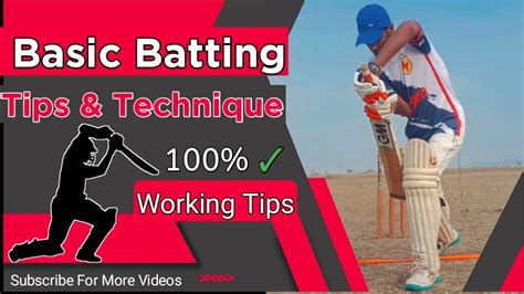 basic batting techniques