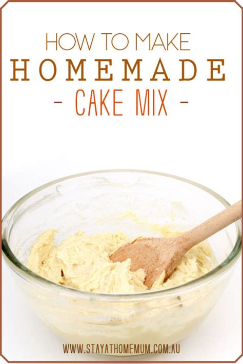 basic cake mix recipe from scratch