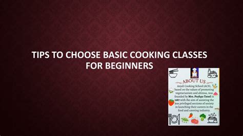 basic cooking classes for beginners