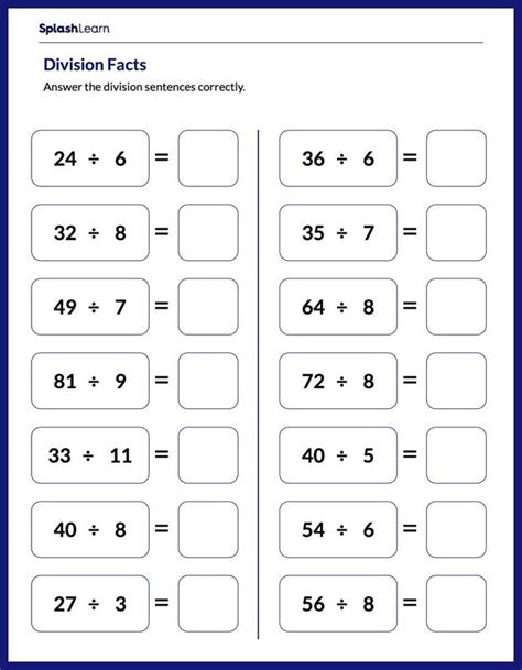 basic division examples for grade 3