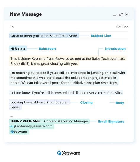 basic email example