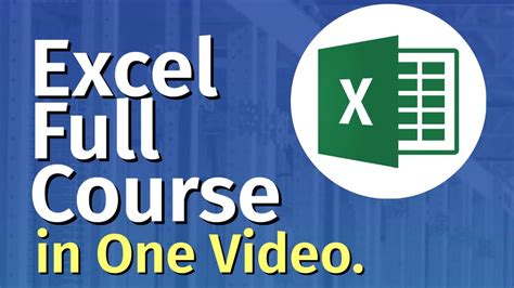 basic excel courses online free