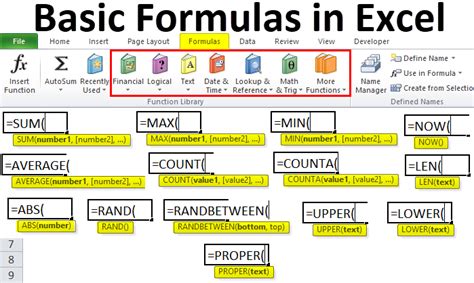 basic excel.formulas