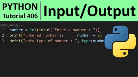 basic input output code in python