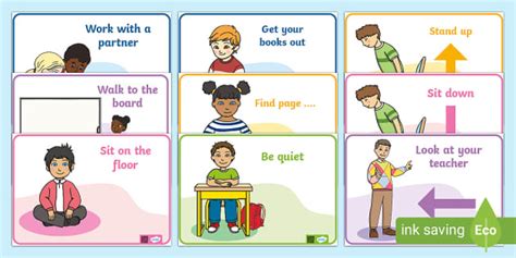 basic instructions for kids