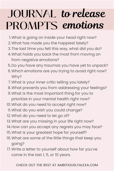 basic journal prompts
