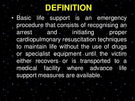 basic life support meaning in telugu