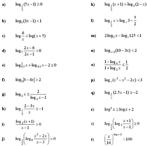basic logarithm practice problems