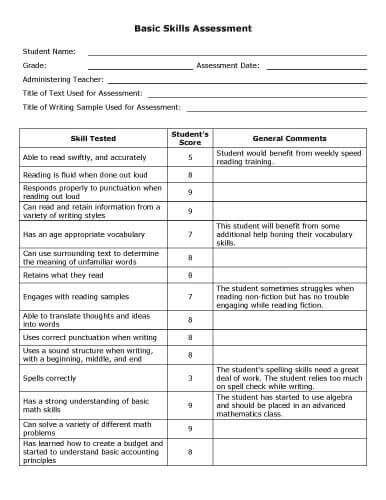 basic office skills test answers