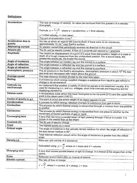 basic physics terms and definitions pdf
