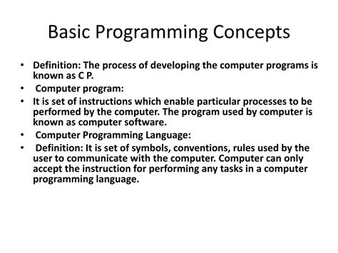 basic programming concepts for beginners