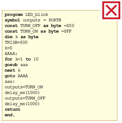 basic programming language sample code