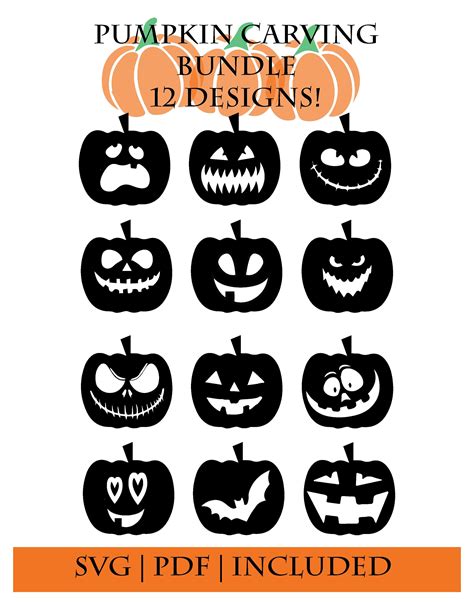 Basic Pumpkin Carving Templates